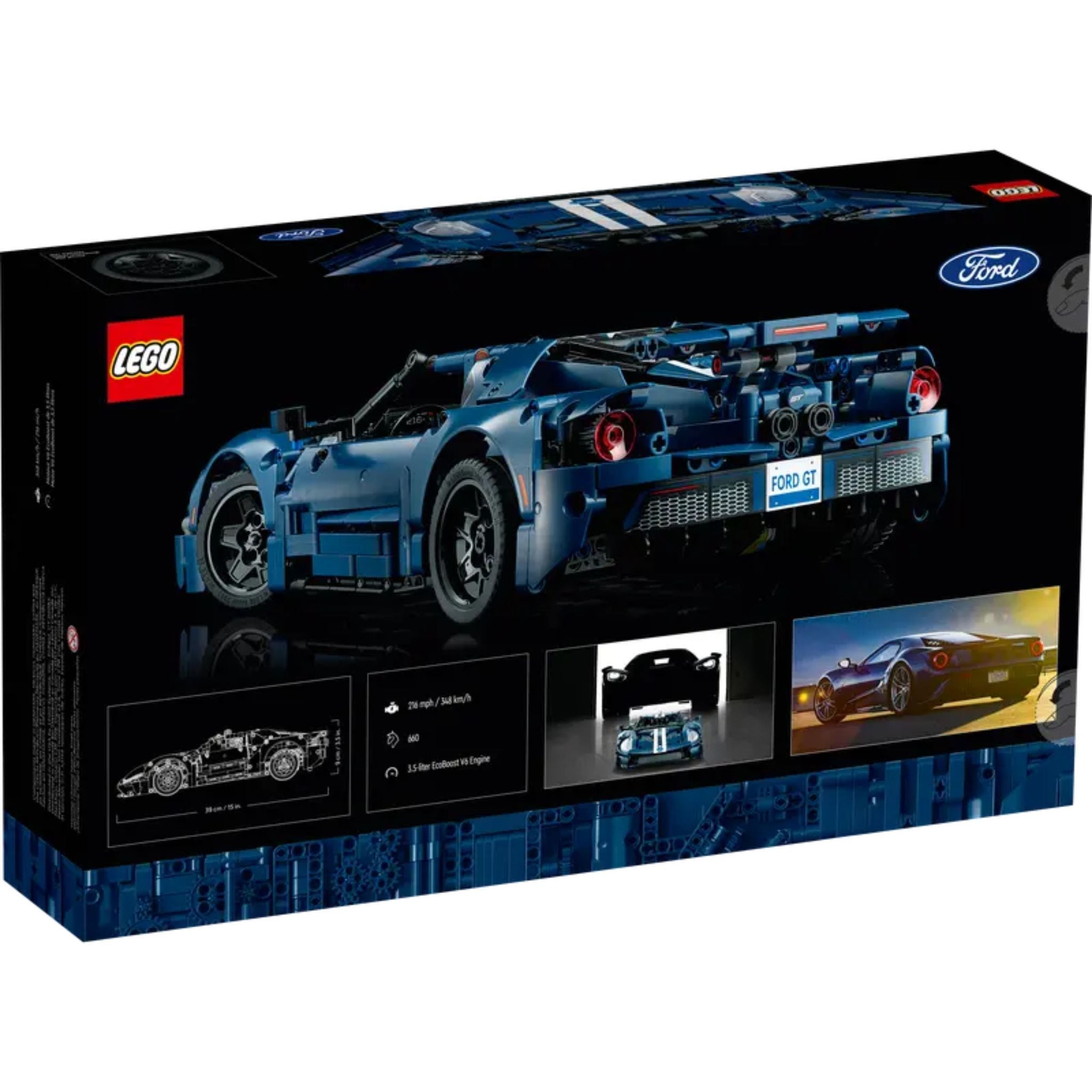 Lego Technic 2022 Ford Gt  42154 Yapım Seti 1468 Parça