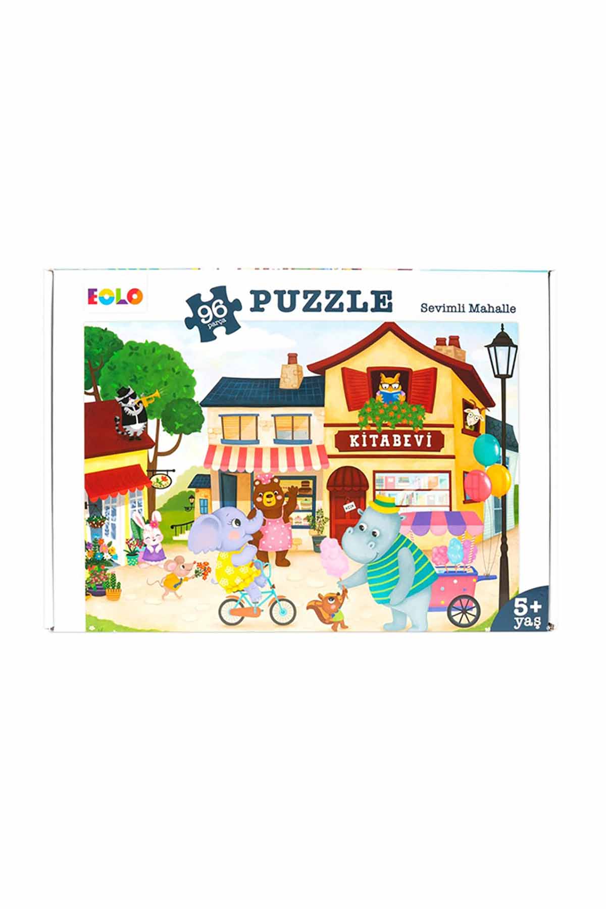 96 Parça Puzzle - Sevimli Mahalle