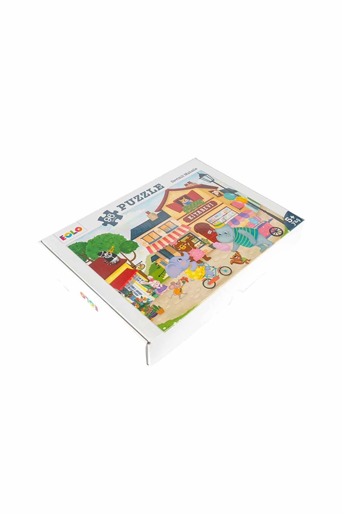 96 Parça Puzzle - Sevimli Mahalle