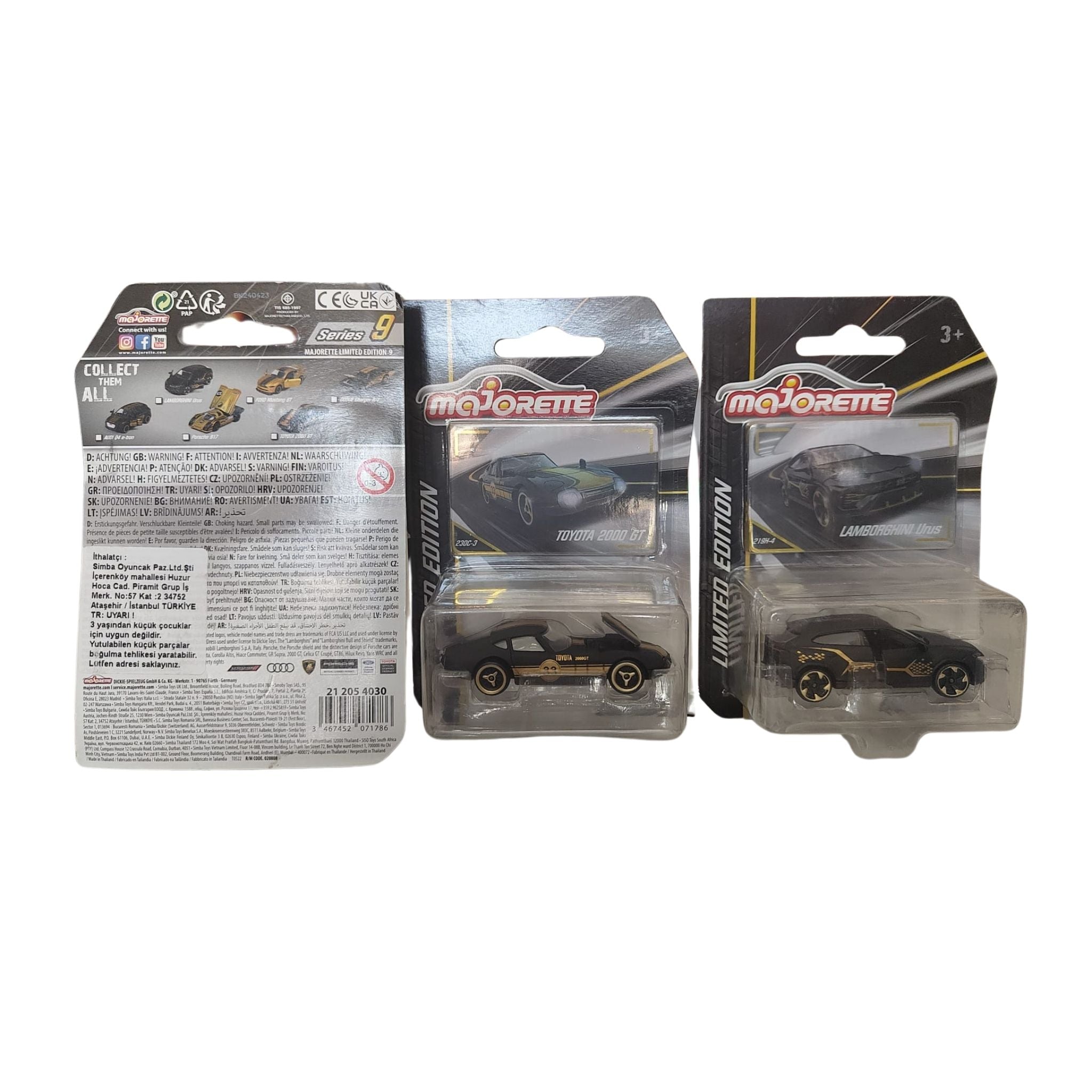 Majorette Limited Edition 9 Diecast Metal Araçlar