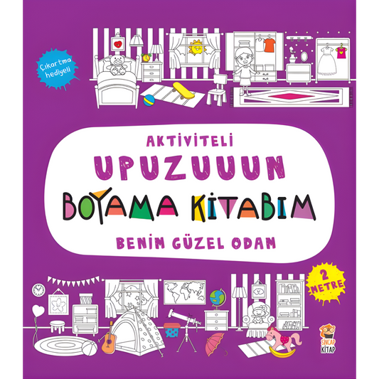 Sincap Kitap Aktiviteli Upuzuuun Boyama Kitabım Benim Güzel Odam