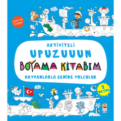 Sincap Kitap Aktiviteli Upuzuuun Boyama Kitabım Hayvanlarla Gemide Yolculuk