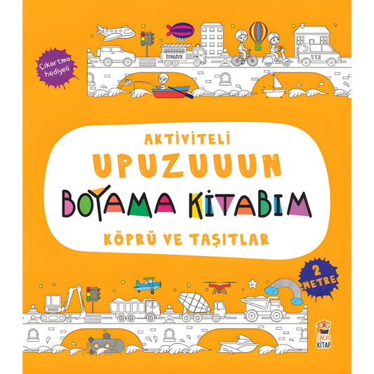 Sincap Kitap Aktiviteli Upuzuuun Boyama Kitabım Köprü Ve Taşıt