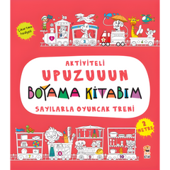 Sincap Kitap Aktiviteli Upuzuuun Boyama Kitabım Sayılarla Oyuncak Treni