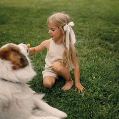 Antebies Boyunda Kurdele Detaylı Şortlu Set