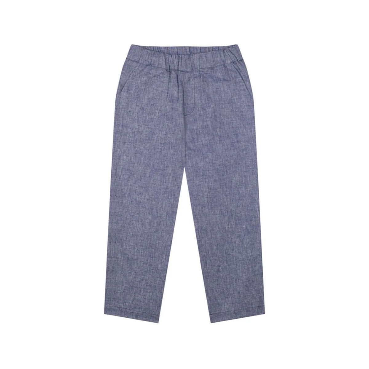 Antebies Mavi Keten Pantolon