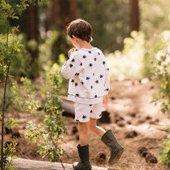 Antebies Palmiye Sweatshirt Şort Set