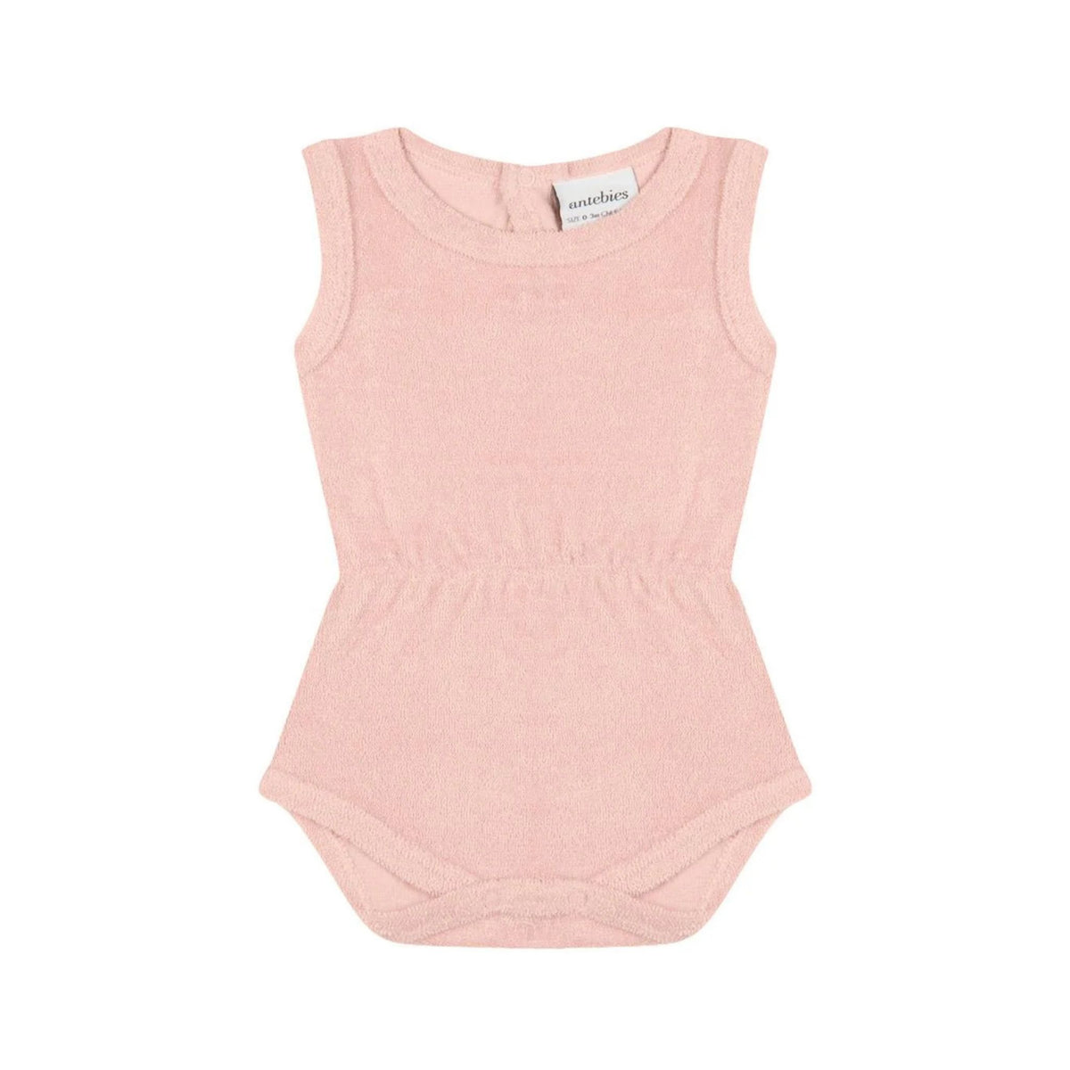 Antebies Toz Pembe Lastikli Body
