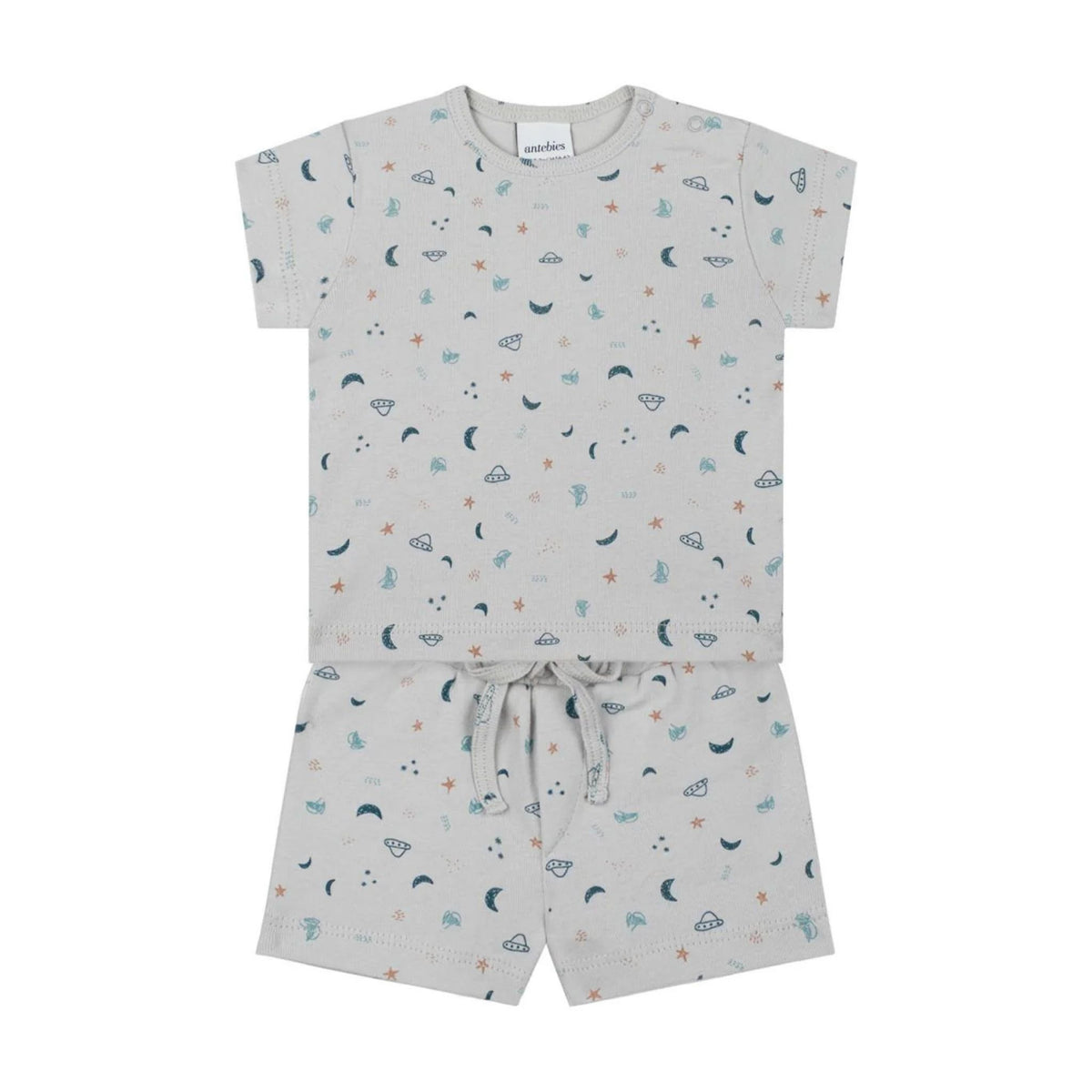 Antebies Uzay Tshirt Şortlu Set