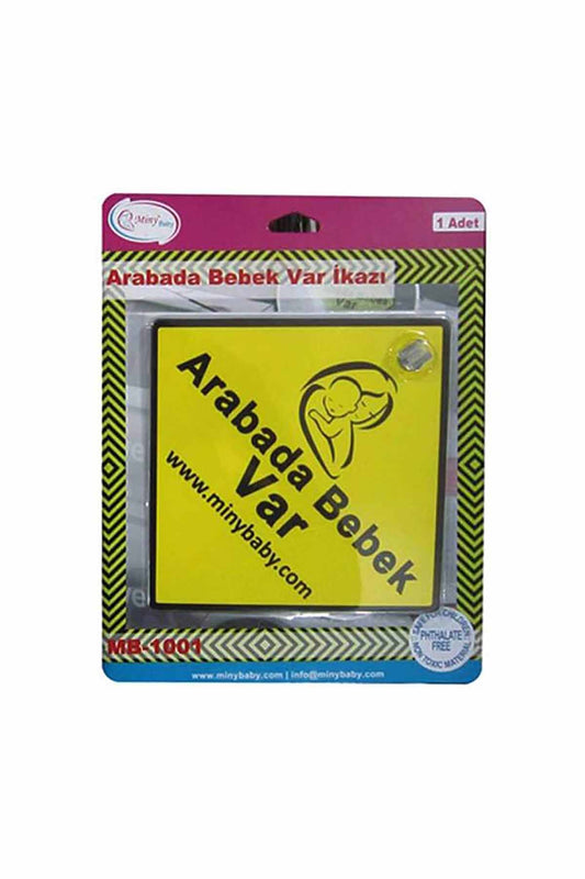 Miny Baby Arabada Bebek Var İkazı