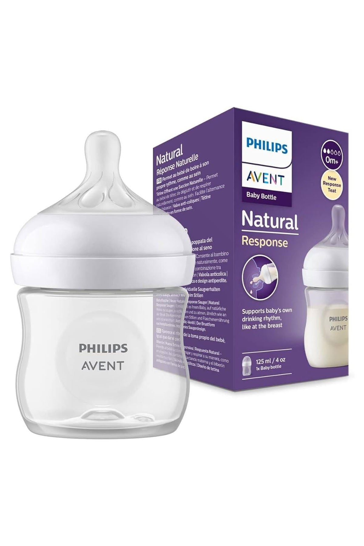 Avent Doğal Tepkili PP Biberon 125ml 0+ Ay