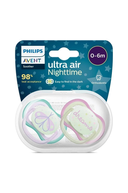 Philips Avent Ultra Air gece 2'li Emzik 0-6 Ay
