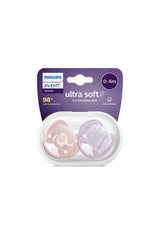 Philips Avent Ultra Yumuşak Emzik 0-6 Ay 2'li Kız