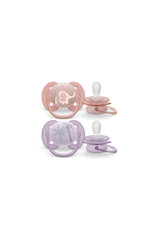Philips Avent Ultra Yumuşak Emzik 0-6 Ay 2'li Kız