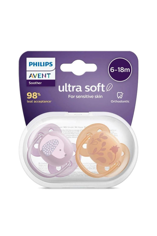 Philips Avent Ultra Yumuşak Emzik 6-18 Ay 2'li Kız