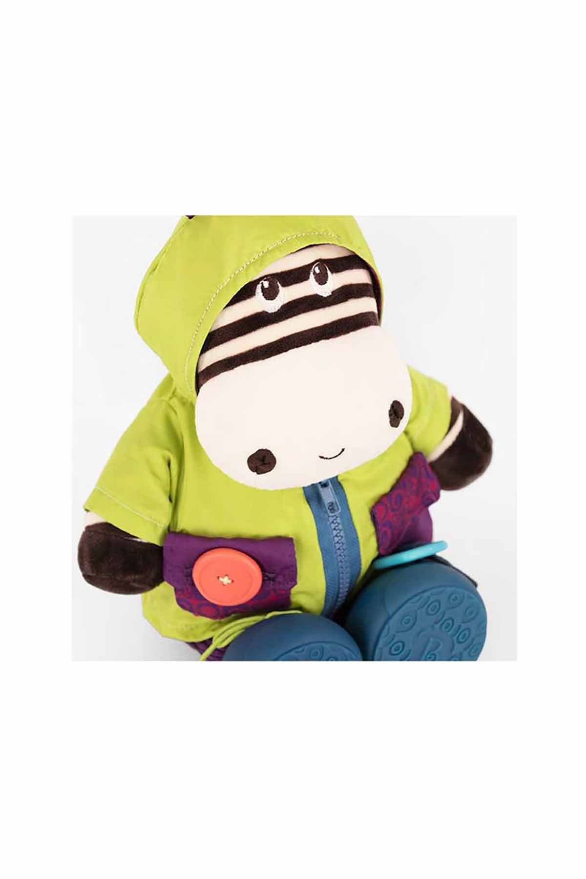 B.Toys Giydirilebilir Peluş Giggly Zippies Zebb