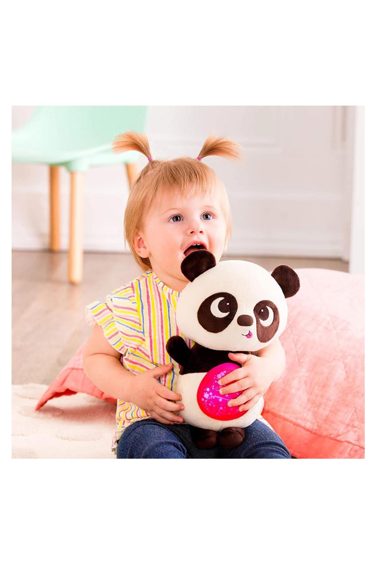 B.Toys Işıltılı Göbek ve Sesli Peluş Panda