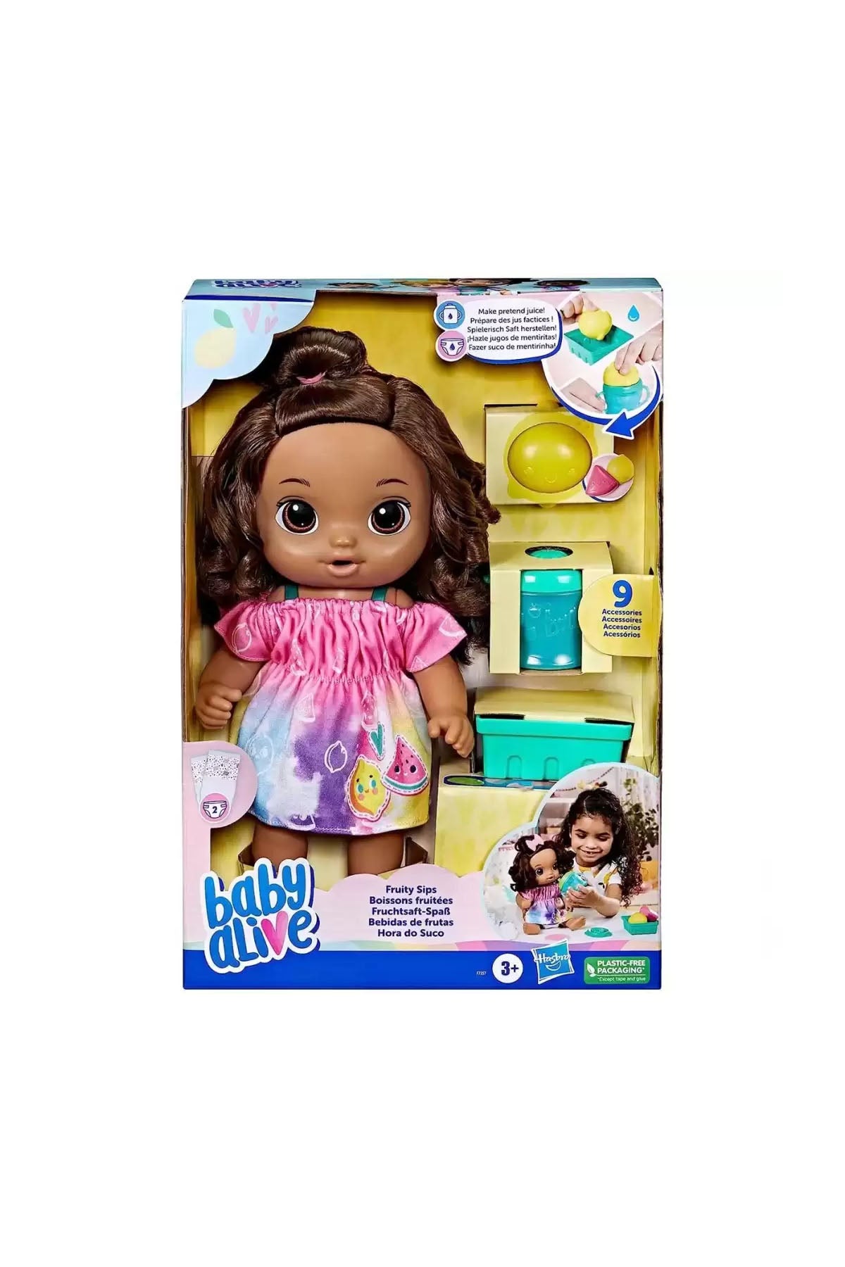 Baby Alive Bebeğimle Eğlenceli Yudumlar-Esmer