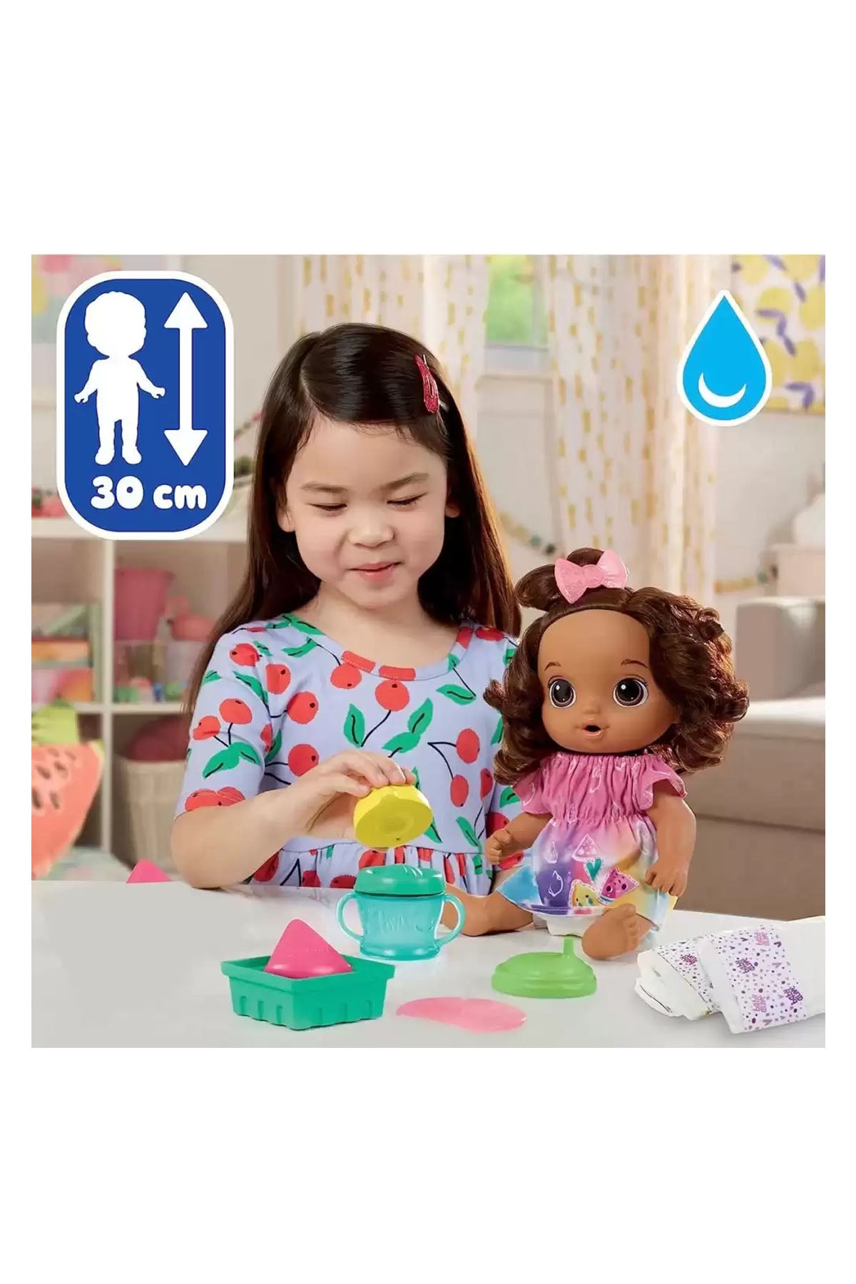 Baby Alive Bebeğimle Eğlenceli Yudumlar-Esmer