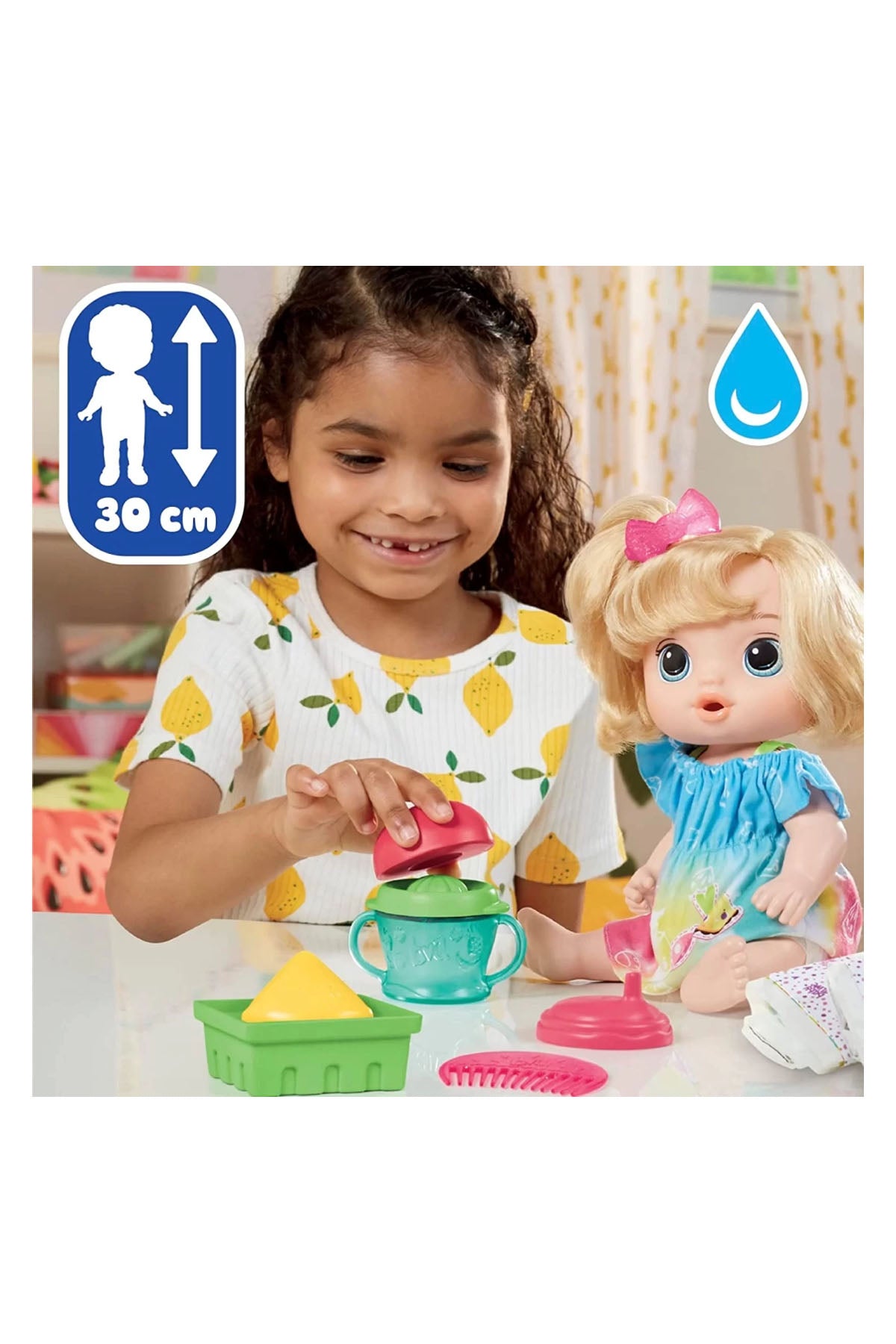 Baby Alive Bebeğimle Eğlenceli Yudumlar-Sarışın