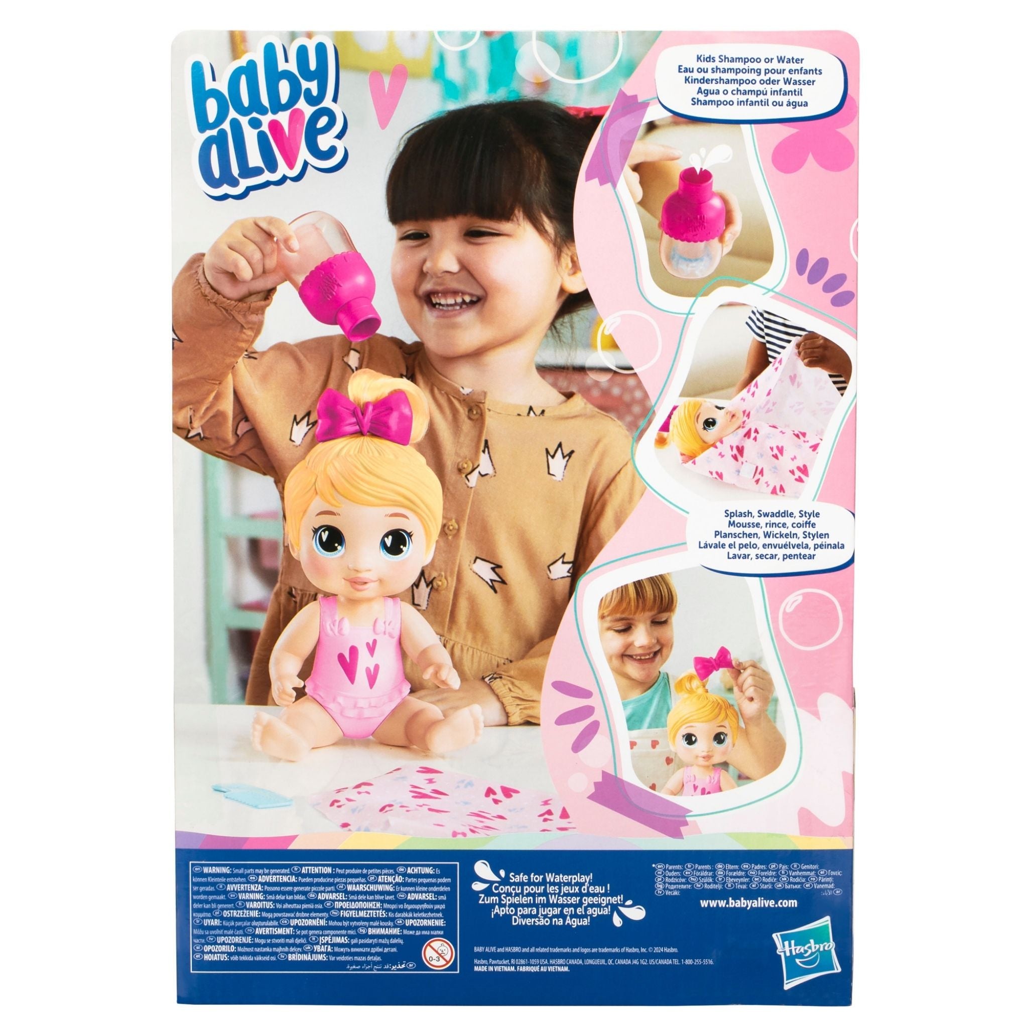 Baby Alive Bebeğimle Şampuan Eğlencesi Sarışın