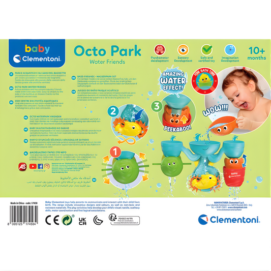 Baby Clementoni Eğlenceli Arkadaşlar Su Parkı Banyo Oyuncağı