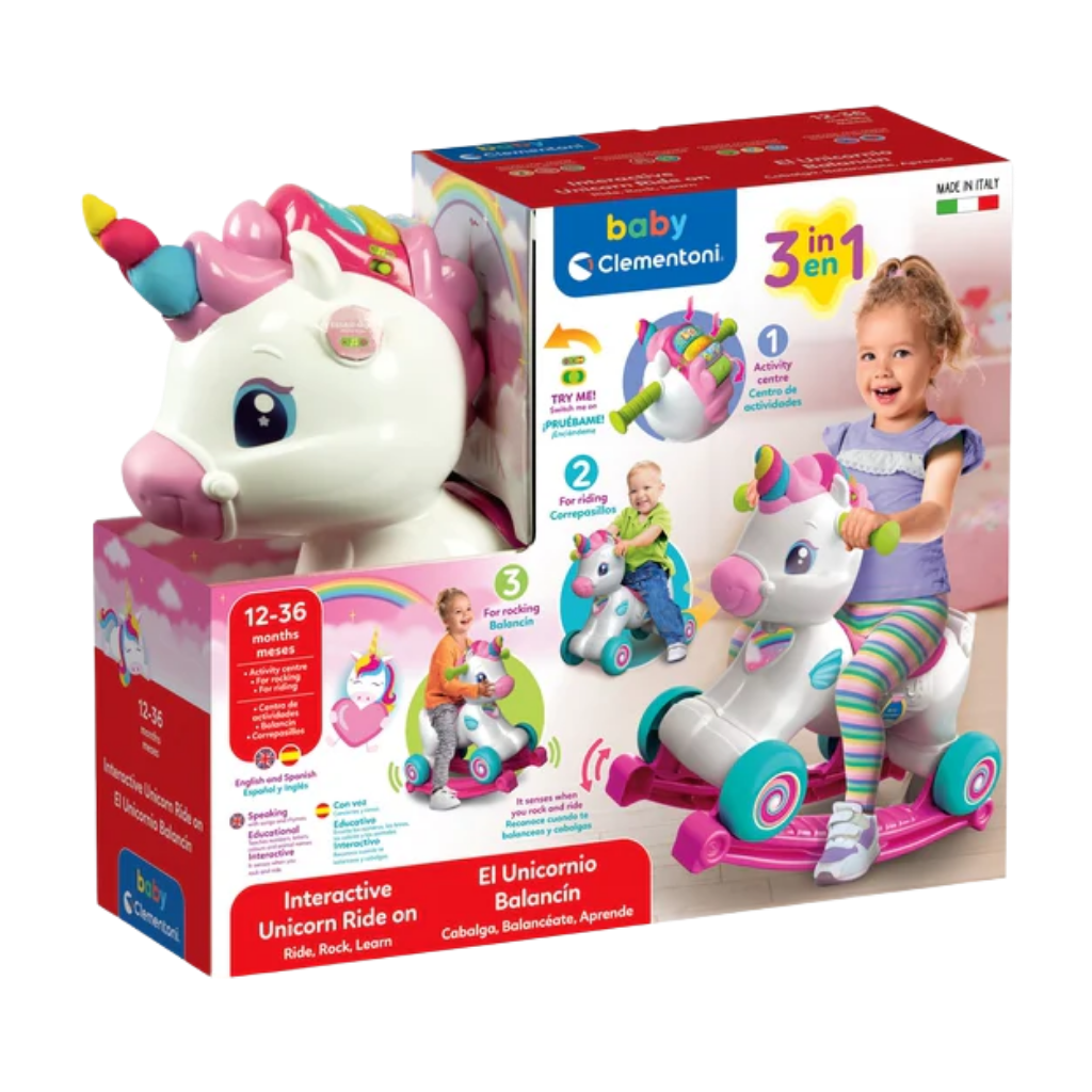 Baby Clementoni İnteraktif Unicorn 3'ü 1 Arada