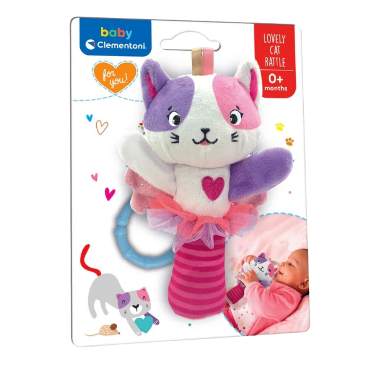 Baby Clementoni Sevimli Kedi Çıngırak