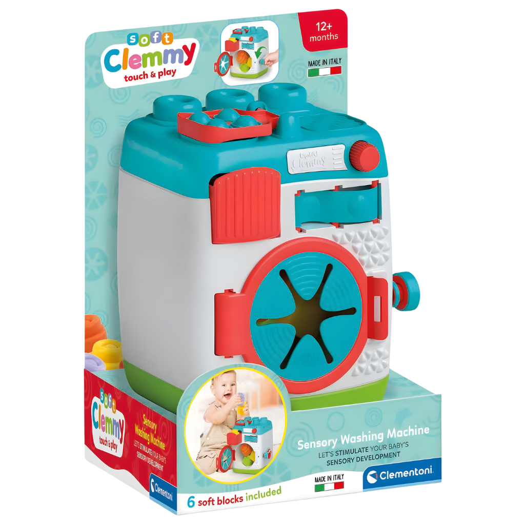 Baby Clementoni Soft Clemmy Duyusal Çamaşır Makinesi