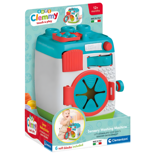 Baby Clementoni Soft Clemmy Duyusal Çamaşır Makinesi