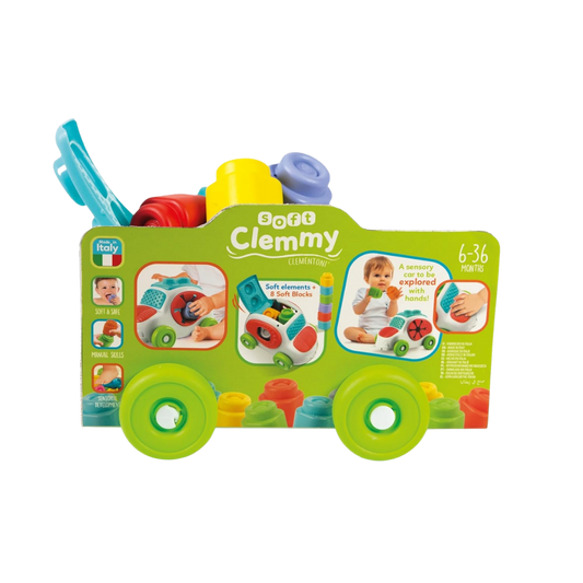 Baby Clementoni Soft Clemmy Yumuşak Blok Duyusal Araba