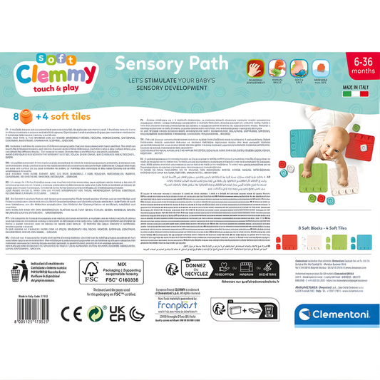 Baby Clementoni Soft Clemmy Yumuşak Blok Duyusal Halı