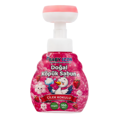 Baby Icon Doğal Köpük Sabun Çiçek Form Çilekli 350ml