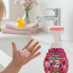 Baby Icon Doğal Köpük Sabun Çiçek Form Çilekli 350ml