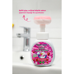 Baby Icon Doğal Köpük Sabun Çiçek Form Çilekli 350ml