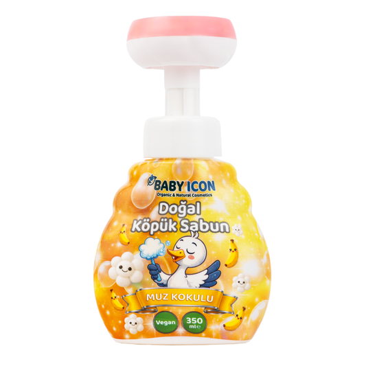 Baby Icon Doğal Köpük Sabun Çiçek Form Muzlu 350ml