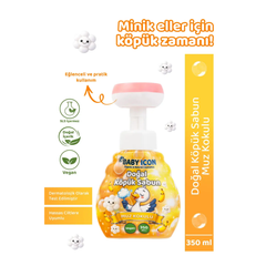 Baby Icon Doğal Köpük Sabun Çiçek Form Muzlu 350ml