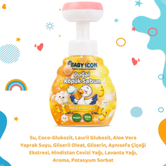 Baby Icon Doğal Köpük Sabun Çiçek Form Muzlu 350ml