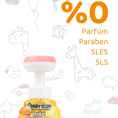 Baby Icon Doğal Köpük Sabun Çiçek Form Muzlu 350ml
