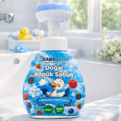 Baby Icon Doğal Köpük Sabun Çiçek Form Orman Meyveli 350ml