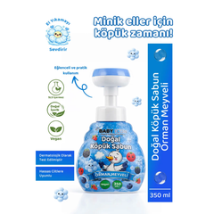 Baby Icon Doğal Köpük Sabun Çiçek Form Orman Meyveli 350ml