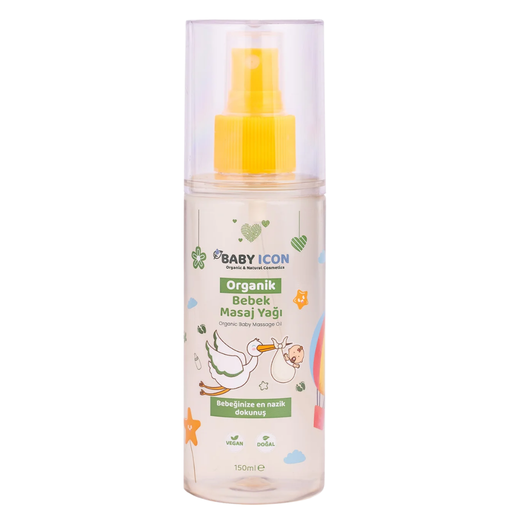 Baby İcon Organik Bebek Masaj Yağı 150ml