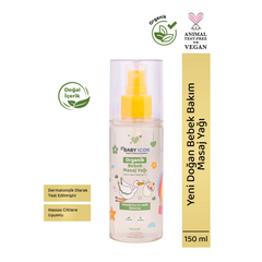 Baby İcon Organik Bebek Masaj Yağı 150ml