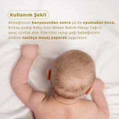 Baby İcon Organik Bebek Masaj Yağı 150ml