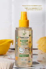 Baby İcon Organik Bebek Masaj Yağı 150ml