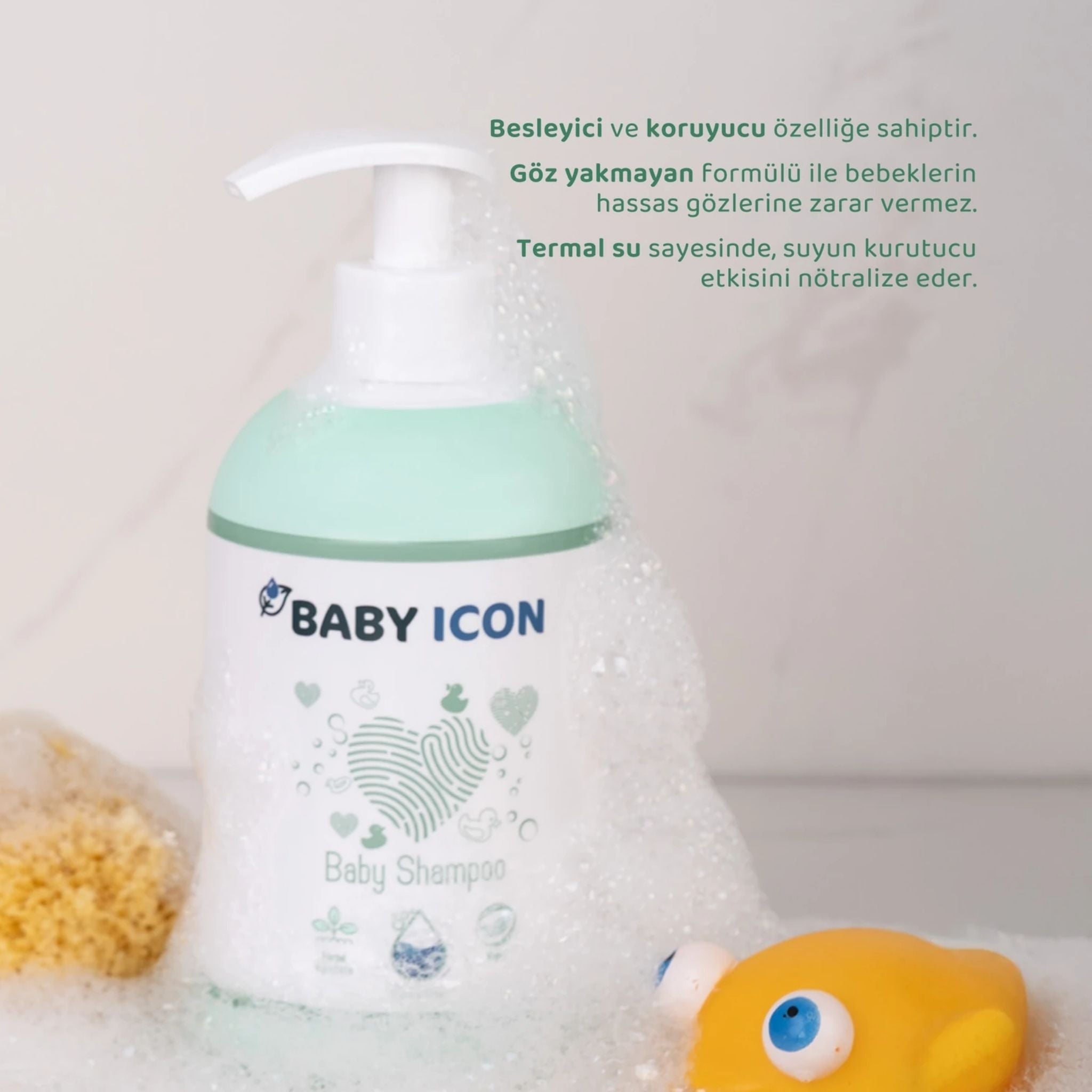 Baby İcon Saç ve Vücut Bebek Şampuanı 500ml
