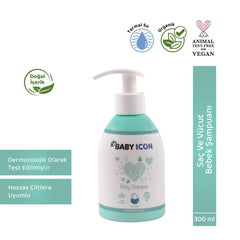 Baby İcon Saç ve Vücut Bebek Şampuanı 300ml