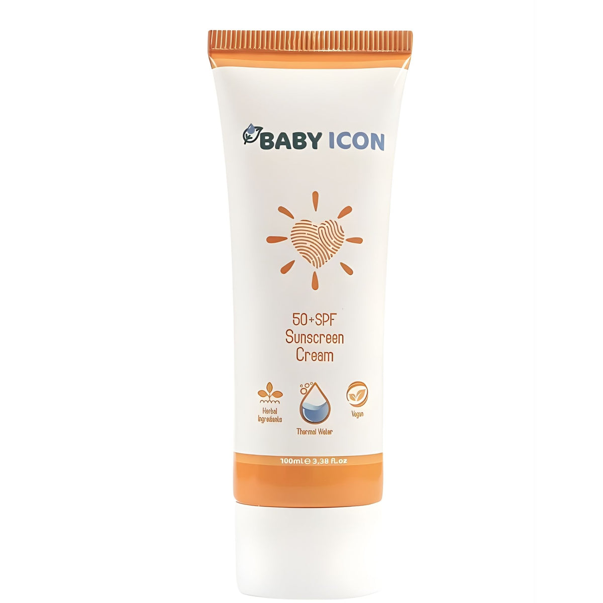 Baby İcon Organik Vegan SPF50+ Güneş Kremi 100ml