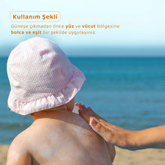 Baby İcon Organik Vegan SPF50+ Güneş Kremi 100ml