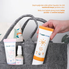 Baby İcon Organik Vegan SPF50+ Güneş Kremi 100ml